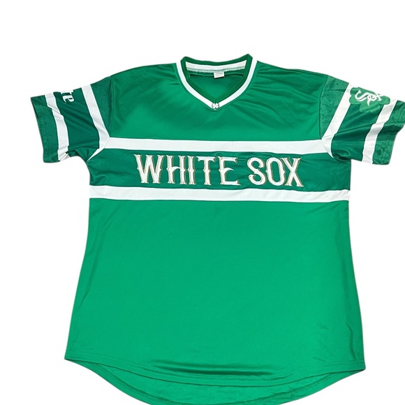 Chicago White Sox Green St. Patrick’s Day Jersey Adult XL - Picture 2 of 5